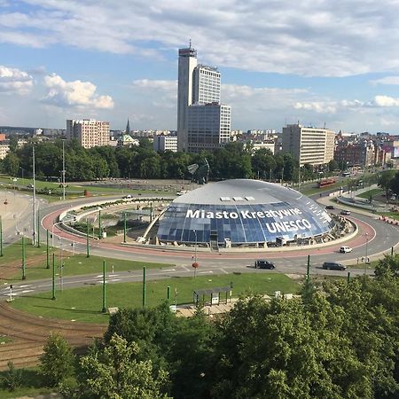 Appartamento Apartament Panorama Spodek Katowice Esterno foto