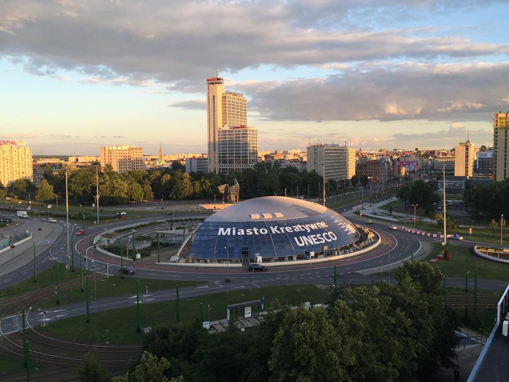 Appartamento Apartament Panorama Spodek Katowice Esterno foto